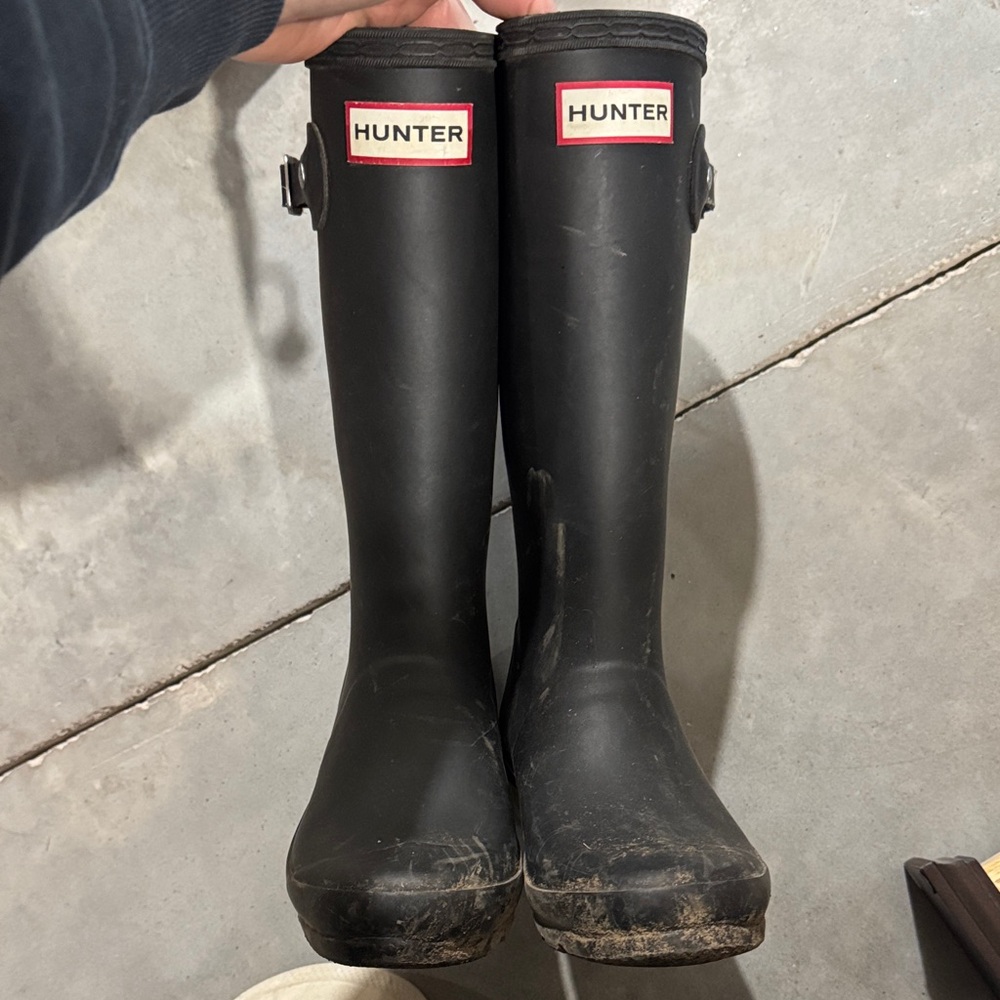 Hunter Classic Black Tall Boots